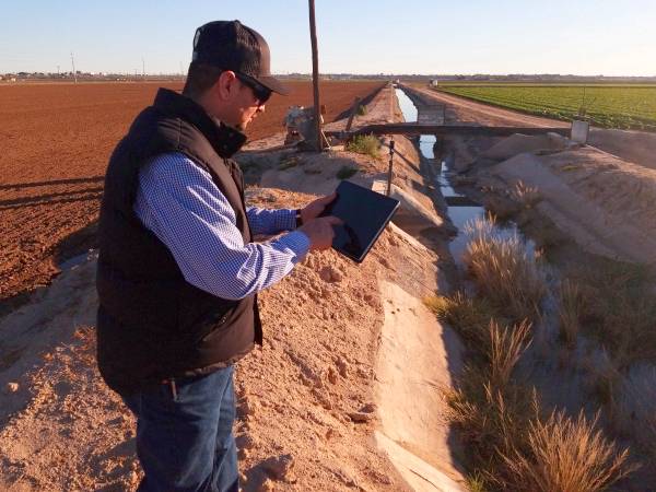 Ditch Rider near Irrigation Canal